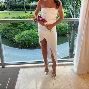 Susana Monaco Classic White Dress